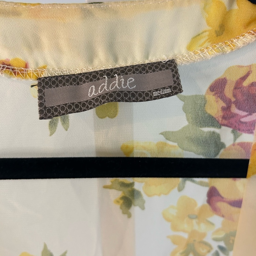 Addie Yellow Floral Cardigan - Picture 3 of 4